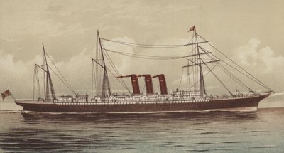 Le SS "City of New York", Inman et International Line - English School