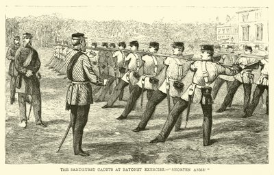 Les cadets de Sandhurst à l