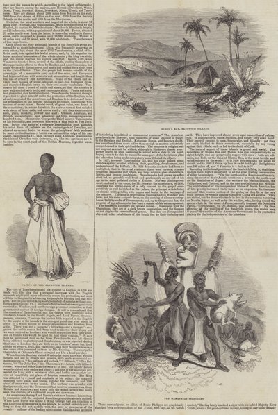 Les Îles Sandwich (gravure) - English School