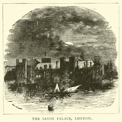 Le palais de Savoy, Londres - English School