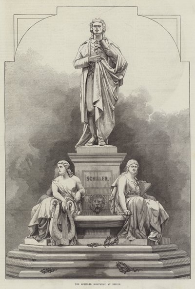 Le monument de Schiller à Berlin - English School