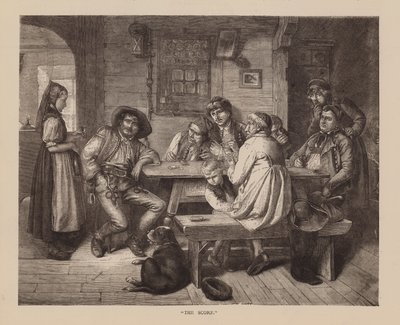 "La partition" (gravure) - English School