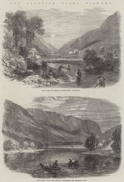 La pêche de perles en Écosse - English School