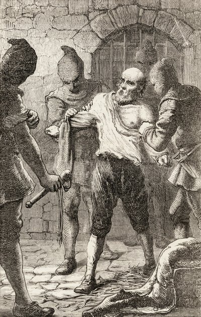 La flagellation de George Penn pendant l