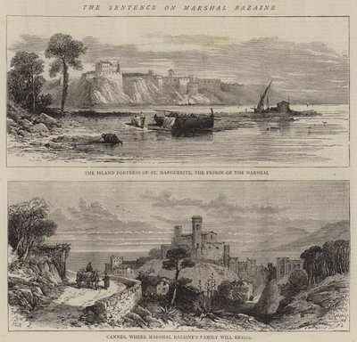 La sentence sur le maréchal Bazaine (gravure) - English School