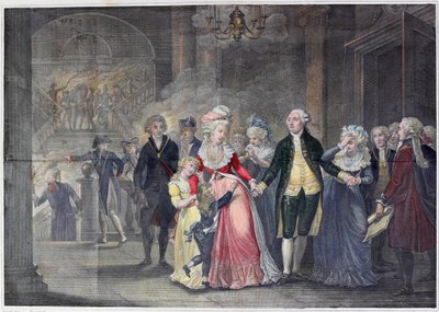 La Séparation de Louis XVI de sa famille - English School