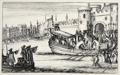 Les sept évêques revenant de la Tour, 1688 - English School