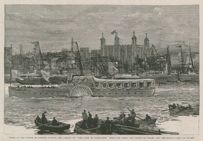 Le Shah de Perse en Angleterre - English School