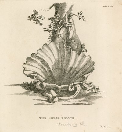 Le banc de coquillages, Strawberry Hill, Londres - English School