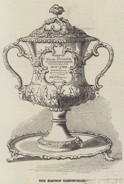 Le témoignage de Simpson (gravure) - English School
