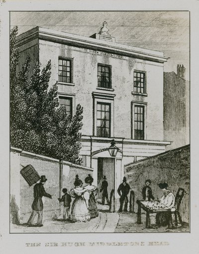 La taverne de la tête de Sir Hugh Middleton - English School