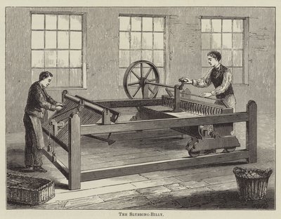 Le Slubbing-Billy (gravure) - English School