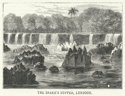 Le Repas du Serpent, Lundoor (gravure) - English School