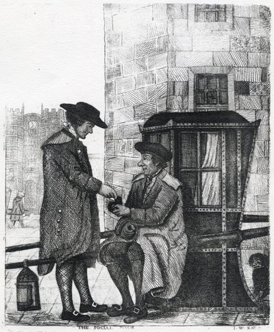 La Pincée Sociale, gravure réalisée par William Kay, 1784-1813 - English School