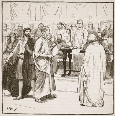 Les sophistes expulsés de Rome - English School