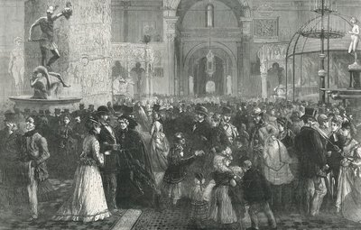 Le musée de South Kensington le lundi de Pentecôte - English School