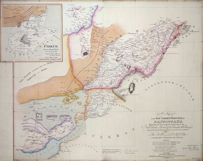 La partie sud du Rajpootana, 1820 - English School