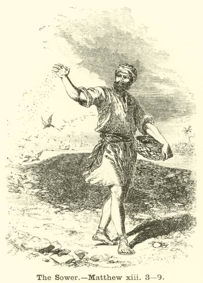 Le semeur, Matthieu, xiii, 3, 9 - English School