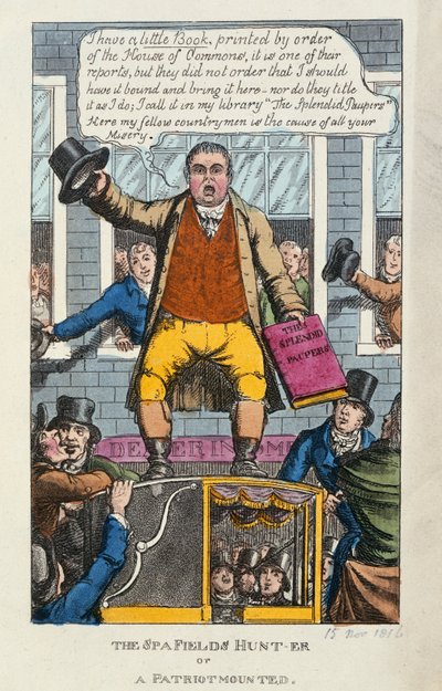 La chasse aux champs de Spa ou un patriote monté, 1816 - English School