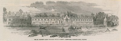 Les maisons de charité de St Clement Danes Holborn sur Garratt Lane - English School