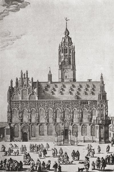 Le Stadhuis, Middelburg, tel qu