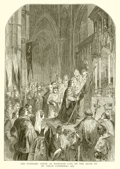 Le standard pris à Bosworth déposé sur l
