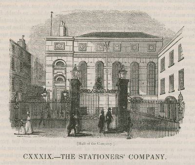La Stationers Company : Salle de la compagnie - English School