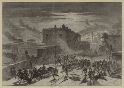 La prise de Kars (gravure) - English School