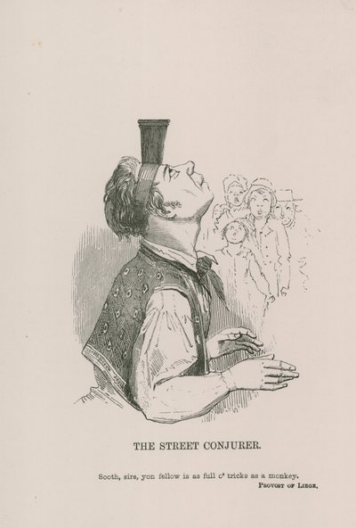 Le prestidigitateur de rue - English School