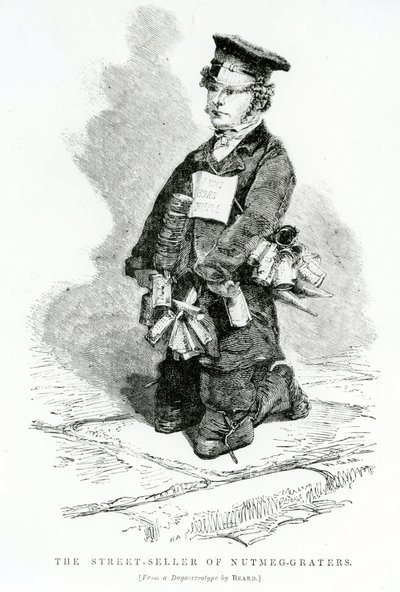 Le vendeur de râpes à muscade, c.1840 - English School