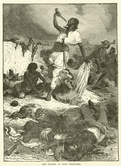 Le suicide du roi Théodore - English School