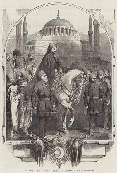 Le sultan se rendant à la mosquée, à Constantinople - English School