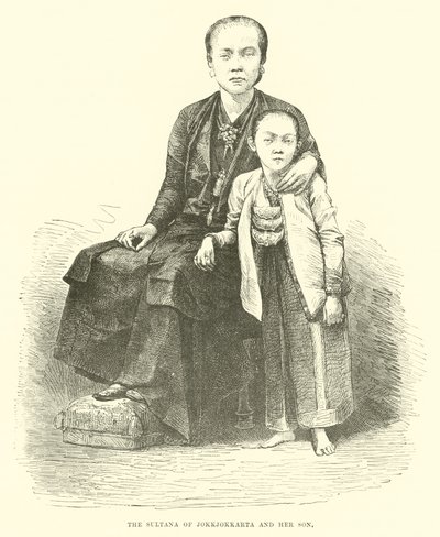 La Sultane de Jokkjokkarta et son fils - English School