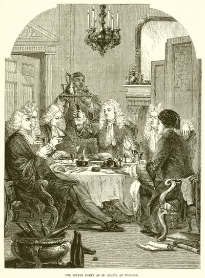 Le souper à St. Johns, à Windsor - English School
