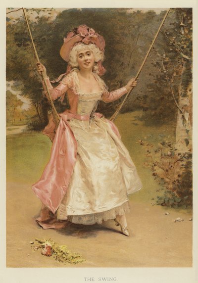 La balançoire (chromolithographie) - English School