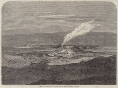 Le volcan Taal à Luzon, une des îles Philippines - English School