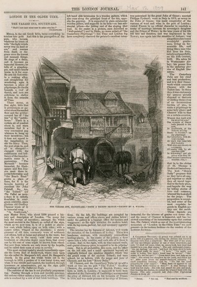 Le Tabard Inn, Southwark - English School