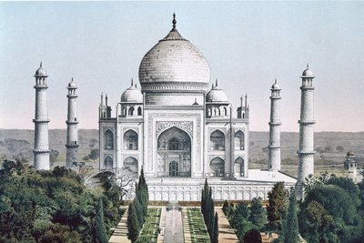 Le Taj Mahal à Agra - English School