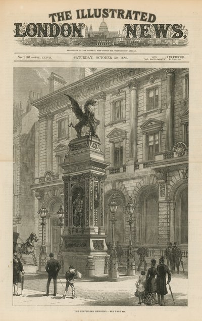 Le mémorial de Temple Bar - English School