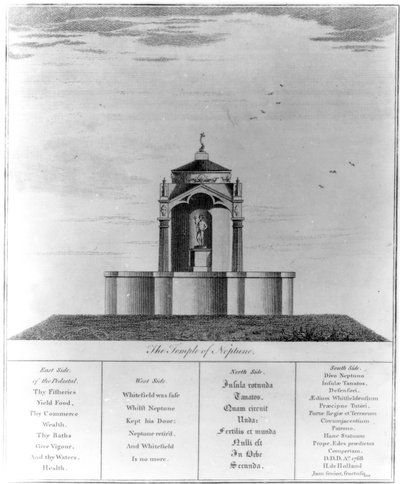 Le Temple de Neptune à Kingsgate sur l