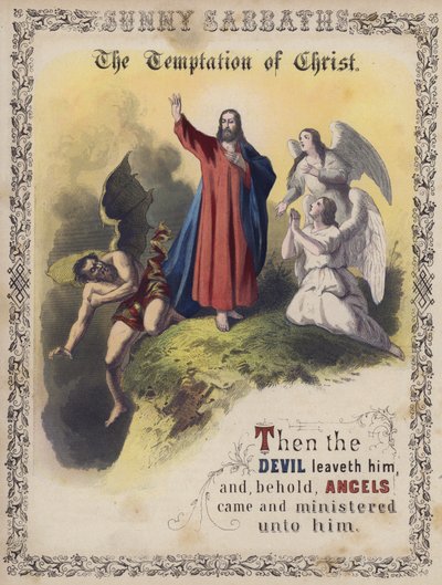 La tentation du Christ - English School