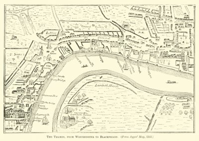 La Tamise, de Westminster à Blackfriars - English School