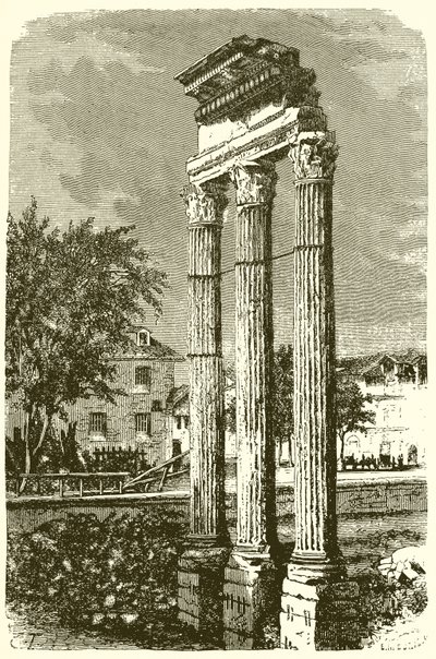 Les Trois Colonnes du Temple de Castor - English School