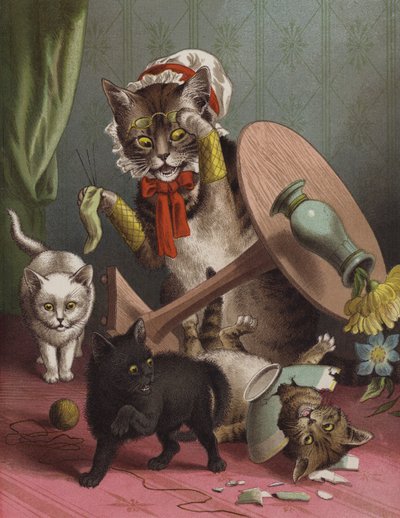 Les trois petits chatons - English School