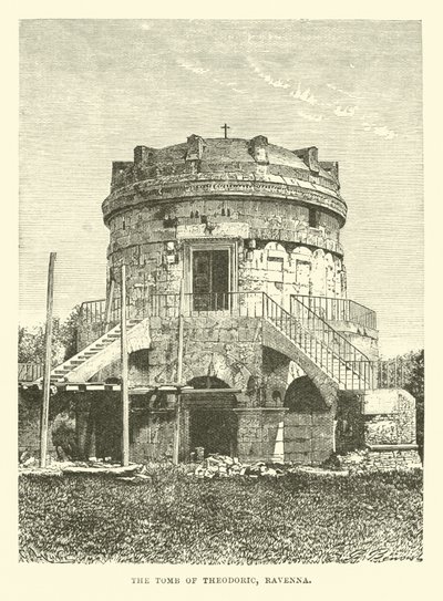 Le Tombeau de Théodoric, Ravenne - English School