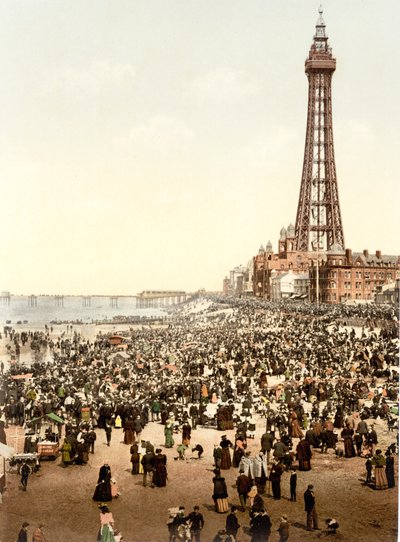 La Tour et la plage, Blackpool - English School
