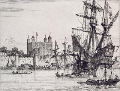 La Tour de Londres au Moyen Âge - English School