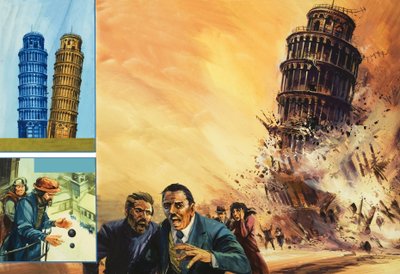 La Tour de Pise, imaginée en train de s