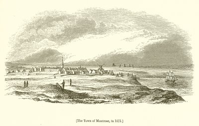 La ville de Montrose, en 1571 - English School