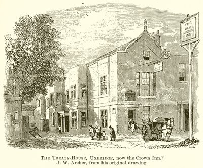 La maison du traité, Uxbridge, maintenant le Crown Inn - English School